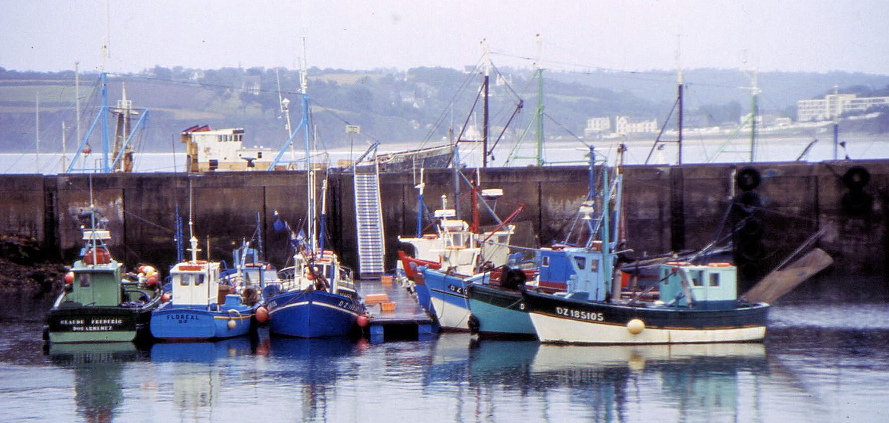 Douarnenez 1981 flotille et vieux port 2